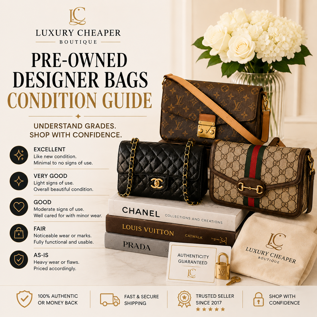 Pre-Owned Designer Bag Condition Guide: What Excellent, Very Good, Good and Fair Really Mean